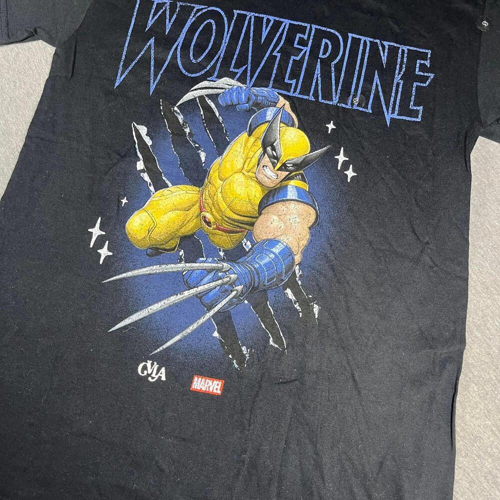 Marvel Wolverine Men’s Small Graphic T-Shirt - Black, Size Small Wolverine - Picture 2 of 5